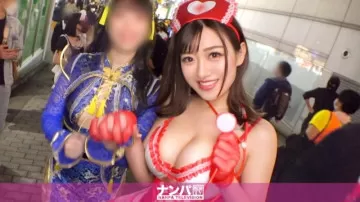 200GANA-2613 [Halloween Shibuya 2021] Saya berhasil bertemu dengan pasangan cosplayer cantik! ~Eronus tidak bisa berhenti memandangi payudara besar berukuran H, jadi dia ingin membuatnya lebih manis-!